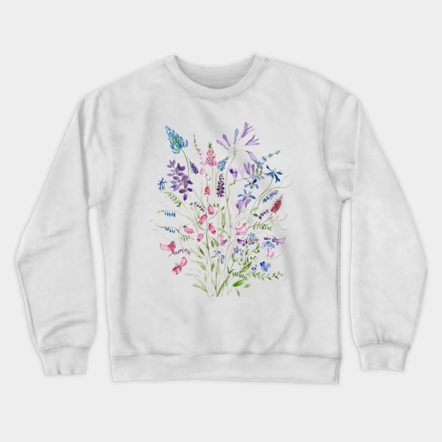 vintage wildflowers 2020 Crewneck Sweatshirt by colorandcolor